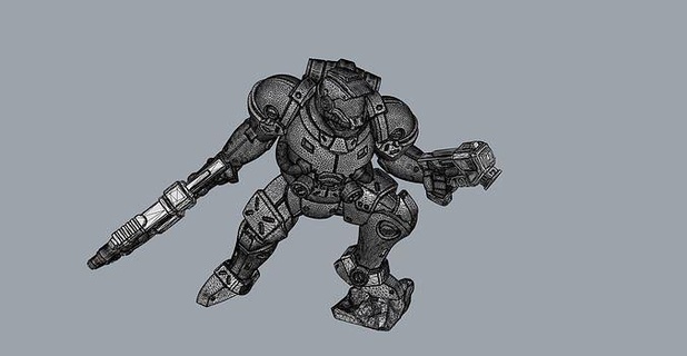ekzo savaş çerçevesi robot Mecha hayvan karakterler oyun yazdırılabilir heykel dekoratif cin büyücü örgü elektronik mühendislik hobi kendin yap mekanik parçalar 3d print model - Mito3D