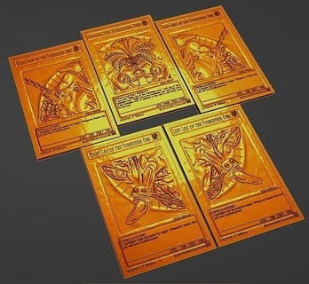 exodia forbidden -yugioh yugioh yugi card anime cardgame duel duelmonster art sculptures 3d print model - Mito3D