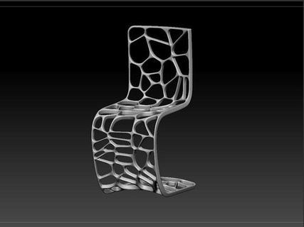 nefis sandalye tasarım mobilya ev modern otel restoran iç dekor 3d print model - Mito3D