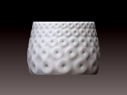 élargi pot 1 plante vase fleur bol cuisine cuisson forme bouteille décor glace conception Douane intérieur imprimable maison 3d print model - Mito3D