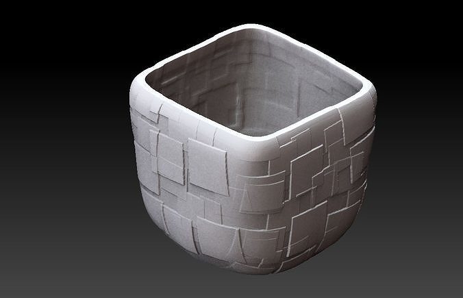 extended pot 30 plant vase flower bowl cooking baking form bottle decor ice design custom interior printable part house 3D print model - Mito3D