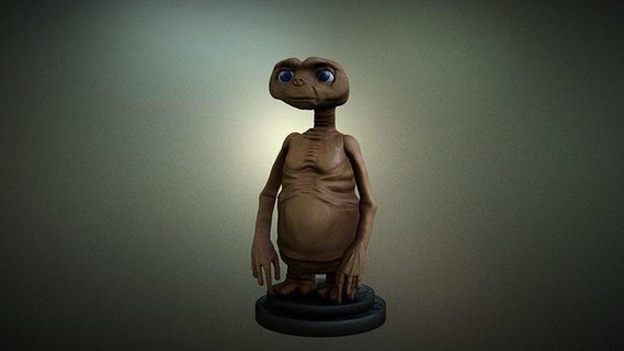 extraterrestre art sculpture poupée figurine jouet statue modèle ouvrages d'art fanart film Jeux jouets 3d print model - Mito3D