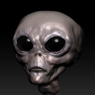 extraterrestre marciano ovni alienigena espacio galaxia nebulosa planeta zona 51 Arte esculturas 3d print model - Mito3D