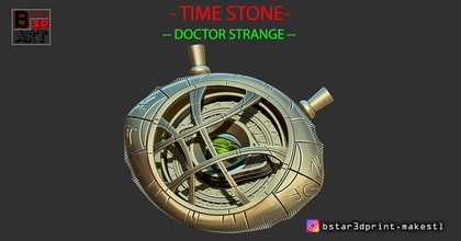 eye of agamotto - time stone doctor strange -in marvel ironman captain infinity endgame timestone toy cosplay chain games toys necklace 3d print model - Mito3D