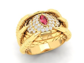 drago occhio artiglio squillare 577 gioielleria moda accessori oro diamante uomo uomini design male draghi anelli 3d print model - Mito3D