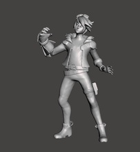 ezreal 3d modelo personagem in armaduras segurando espada ri liga of legendas selvagem fenda jogos brinquedos 3d print model - Mito3D