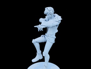 ezreal 3d impresión modelo liga of leyendas juegos juguetes 3dprint figura 3d print model - Mito3D