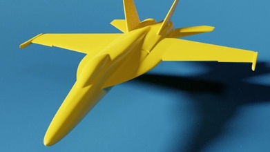 f 18 super calabrone boeing giocattolo arma aereo combattente supersonico jet aeromobili volo stampabile giochi giocattoli 3d print model - Mito3D