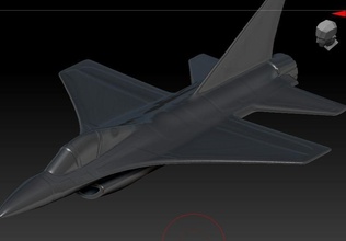 f16 aeronave 3d impresión imprimible avión militar ejército despellejar juegos juguetes juego accesorios 3d print model - Mito3D