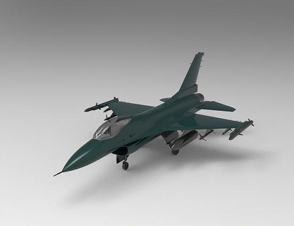 f16 fighting falcon military jet aircraft fighter airplane cockpit viper catia keyshot 3d air force flight pilots science engineering 3d print model - Mito3D