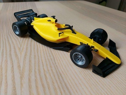 f1 2022 araba 3d yazdır 1 18 ölçek formula1 3dprint 3dprinting otomotiv prusa hobi 3dprintable model motor sporları kendin yap 3d print model - Mito3D