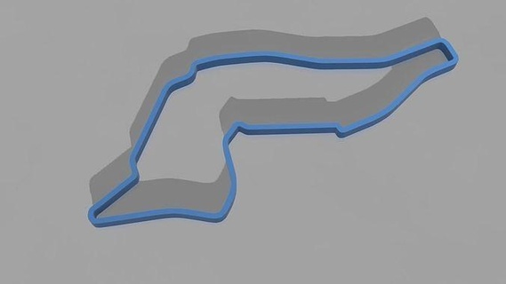 f1 circuit imola 2022 3d print model shape art race plastic racing formula1 formula 1 decor italy gp house 3d print model - Mito3D