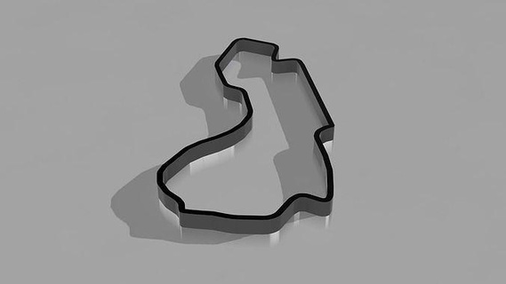 f1 circuit melbourne 2022 3d print model shape art race plastic racing formula1 decor house gp 3d print model - Mito3D