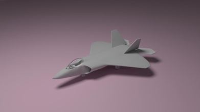 f22 raptor avion nave velocidad accion lowpoly arte videojuego flight aircraft military airplane flying saucer games toys 3d print model - Mito3D