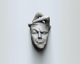 face - art piece contemporary sculpture modern abstract design decoration sculptures 3d print model - Mito3D