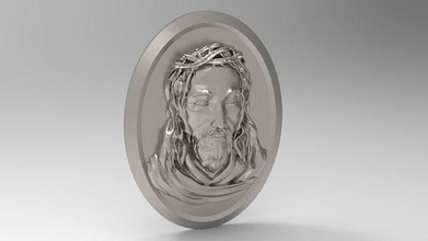 face jesus face jesus oval religion christianity savior head god silver gold wood religiou object jewelry pendants