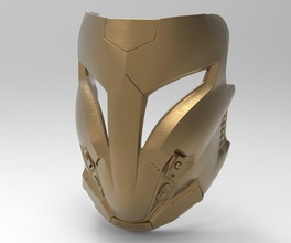 cara máscara arcann 3d 3dmodel cg juego stl ropa 3dprint imprimible Moda 3d print model - Mito3D