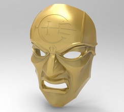 visage masque déshonoré 3d 3dmodel cg jeu stl vêtements 3dprint imprimable mode 3d print model - Mito3D