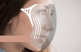 yüz kalkanı faceshield kadınlar erkekler güvenlik sağlık koruma hijyen bilim mühendislik 3d print model - Mito3D