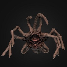 abrazador escorpión xenomorfo extraterrestre depredador criatura 3dprint 3d impresión personaje juguetes dedos estatua coleccionables juegos arte esculturas 3d print model - Mito3D
