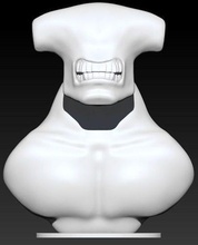 faceless void dota2 games figure war soldier face toys 3d print model - Mito3D