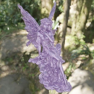 hada estatua bosque cuota fantasía magia mujer mago duende figurilla niña personaje figuritas Arte esculturas 3d print model - Mito3D