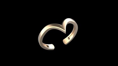 falang ring jewelry finger size silver gold collection rings checkmark angle bend 3d print model - Mito3D