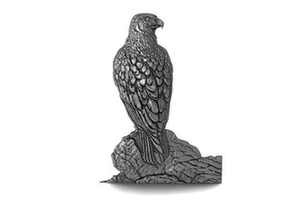falcon bas-relief cnc bas relief eagle bird art hawk deco wall claw wood signs logos 3d print model - Mito3D