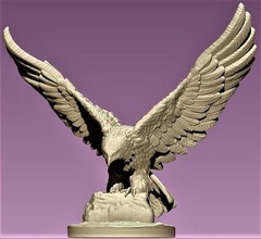 faucon oiseau statue sculpture Aigle cerf volant ailes aile art sculptures extrême sport anime 3d print model - Mito3D