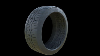 falken azenis rt615k Kunst Reifen pneu Gummi durchsucht Replikate 3d print model - Mito3D
