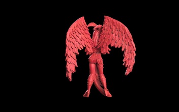 fallen angels games-toys faleln angel caduti wings chaos warhammer ninth age wargame rpg dungeon dragons pathfinder girl crosslances boardgame sale mmorpg mmo games toys game accessories 3d print model - Mito3D