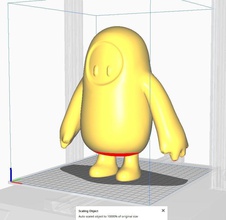 bouc émissaire Fallguys jeu collection impression Impression 3D personnage figure amusement imprimable sculpture statue art sculptures 3d print model - Mito3D