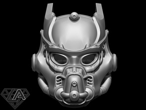 fallout enclave custom helmet mask airsoft cosplay stalker 3dshophelmet metro protected vegas shalton machine metallic car isolated steel games toys game accessories 3d print model - Mito3D