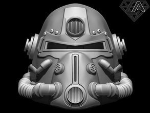 tomber 51b douane casque airsoft cosplay masque 3dshophelmet guerrier guerre voûte vaultboy cyborg armure robot militaire protégé jeu accessoires espace jeux jouets 3d print model - Mito3D