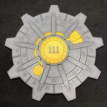 fallout vault door coaster nuclear facility war game gamer gaming games videogames console homeware vaulttec barware drink drinkware bar house accessories 3d print model - Mito3D