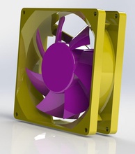 ventilador 120mm bitmain antminer principal pasatiempo bricolaje diy electrónica 3d print model - Mito3D