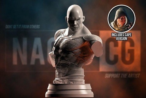 hayran Sanat Blackadam büst 2 1 siyah Adam Mısırlı Shazam Kaya komik Süpermen Süper kahraman Anti süper heykeller 3d print model - Mito3D