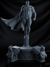 fan art - superman hero superhero comic comics comicbook superman print action printable art sculpture sculptures cartoon statue dc krypton 3dprint