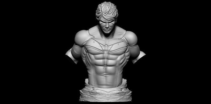 hayran sanat gece kanadı büst versiyon batman yarasa ailesi robin grayson gotham şövalye joker dc heykeller 3D print model - Mito3D