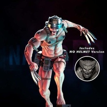 hayran sanat wolverine silah x heykel erkekler men mutant hayret çizgi roman mcu komik dc batman heykeller 3d print model - Mito3D