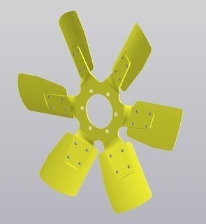 fan engine technology power equipment steel plastic science engineering 3d print model - Mito3D