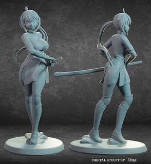 Admirador arte Bertrand sorte Sekai figura Isekai colecionável anime esculturas 3d print model - Mito3D