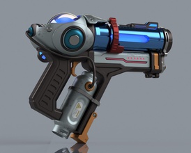 fanart overwatch printable gun props 3d cosplay hobby meis hold replica scalemodel 3dprinting fision360 games toys 3d print model - Mito3D