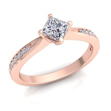 fantaisie bague de fiançailles joyau mariage l'engagement bijoux imprimable le diamant l'anneau d'argent or engagem en anneau mode cad la livre sterling blanc beauté les anneaux 3d print model - Mito3D