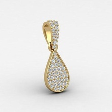 schick nett hängend 3dm juwel engagement hochzeit schmuck diamant druckbar ring gold engagem mode sterling weiß brillant solitär schönheit ringe anhänger 3d print model - Mito3D