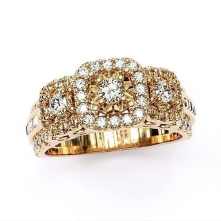 schick Ring druckbar Mode Sterling engagem Platin Schmuck Silber Diamant Gold Juwel cad brillant Hochzeit Engagement Ringe 3d print model - Mito3D