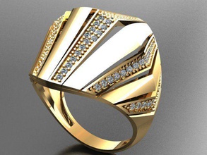 fancy ring Schmuck perfekt fantasy - Armband Ohrring desing Modelle gold rhino 3d Silber Ringe 3d print model - Mito3D