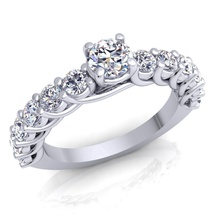 fantasia donna diamante squillare 3d modello stampa gioiello nozze fidanzamento gioielleria argento oro engagement moda sterlina bellezza collana anelli 3d print model - Mito3D