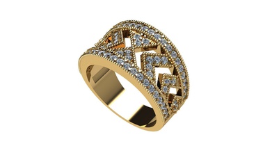 fantaisie bague en diamant bijoux joyau le de l'engagement l'anneau or mariage saphir l'émeraude topaze platine pierre précieuse vêtements gem l'améthyste brillante diamante trésor les anneaux 3d print model - Mito3D