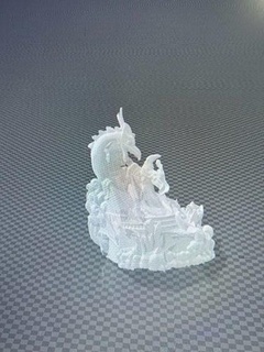 fantaisie dragon sorcier art sculptures magie figurine scans répliques 3d print model - Mito3D